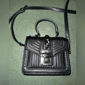 Aldo Black Quilted Women's Bag Jerilini Mini